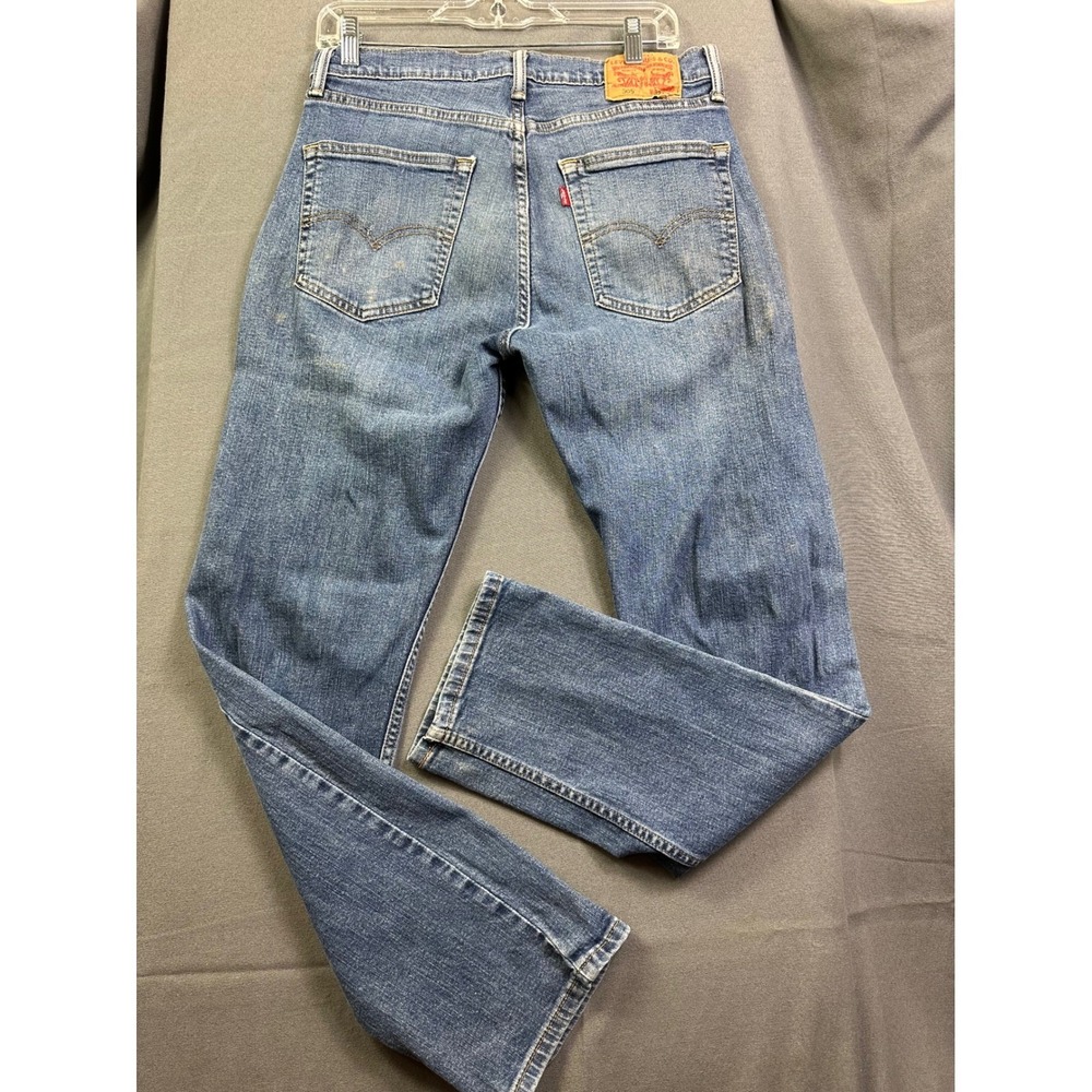 Levis 505 Regular Fit Men's Jeans 32x32 Medium Wash Blue Straight Leg 00505-1614